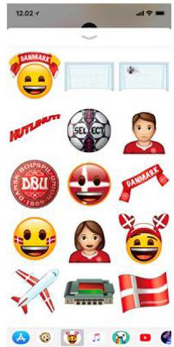 Bends it Like Boldspil: Emoji Builds Danish Football Icons