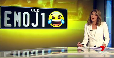 Queensland drivers set to get emoji® number plates
