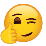 Das Daumen-hoch-Emoji