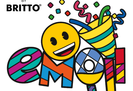emoji joins forces with visual artist Romero Britto