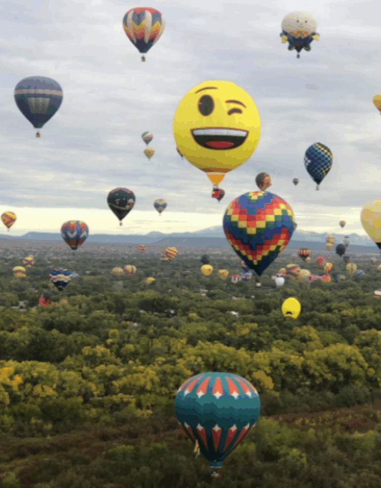 Bravado, Emoji Float On at Bristol Balloon Fiesta