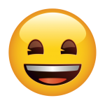 Das Lach-Emoji-Icon