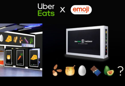 Top Chef, Uber Eats, and emoji®- The Iconic Brand invite themselves to your home.