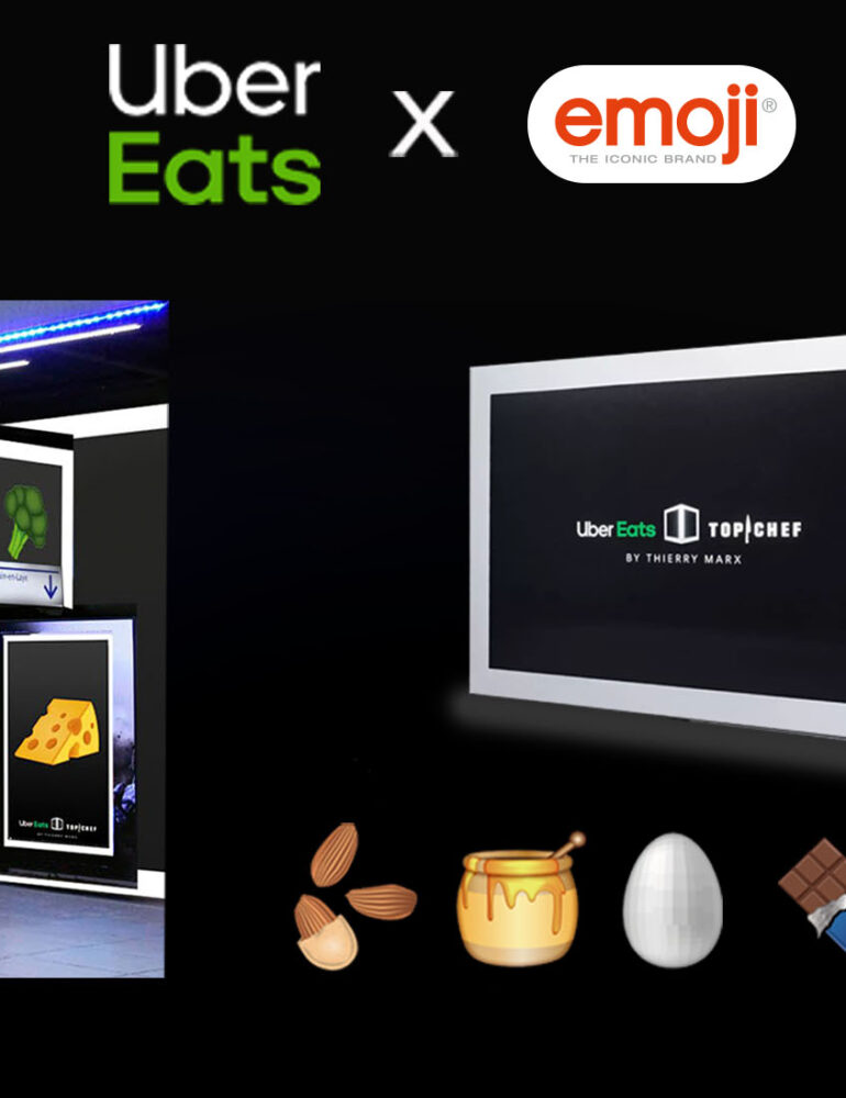 Top Chef, Uber Eats, and emoji®- The Iconic Brand invite themselves to your home.