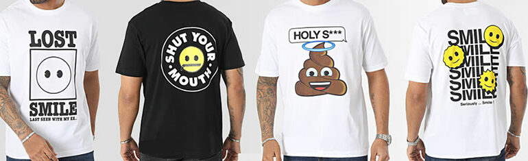 “LaBoutiqueOfficielle.com launches men’s capsule t-shirt collection  with emoji®- The Iconic Brand”