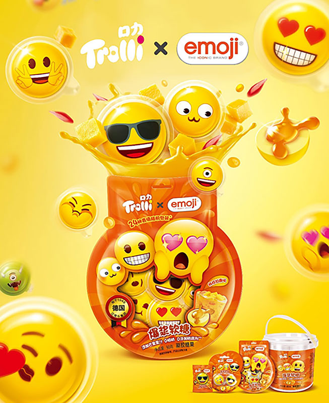 Trolli and emoji®-The Iconic Brand launch a fun range of gummies bringing edible entertainment to a new level!