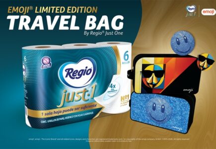 The emoji Company Partners with Regio® Just 1 to Elevate the Toilet Paper Category in Mexico.