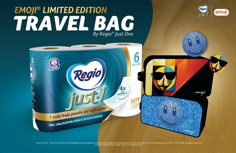 The emoji Company Partners with Regio® Just 1 to Elevate the Toilet Paper Category in Mexico.