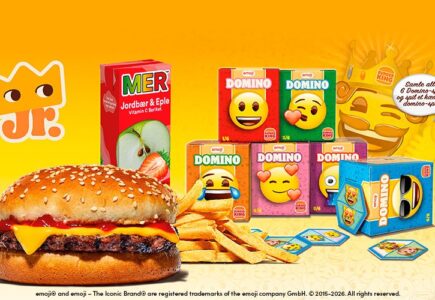 Burger King Launches Collectible emoji® Brand Domino Collection Across the Nordics!