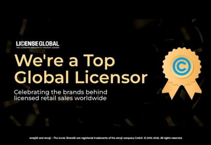 emoji company ranks amongst the Top 150 Global Licensors (pos 80 in 2026)